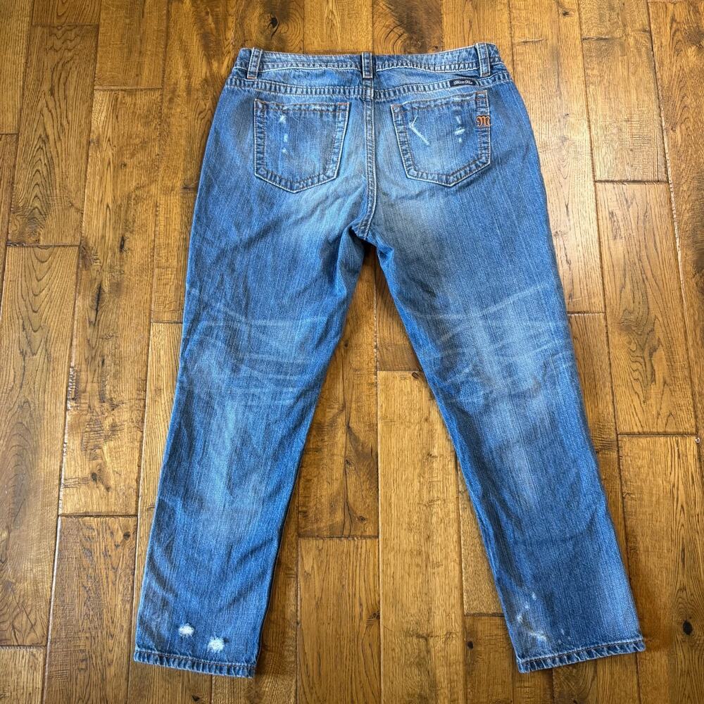 Miss Me Boyfriend Ankle Jeans Womens Sz 32x28 Distressed Mid Rise JB5151A269 - Picture 6 of 7